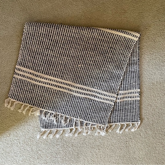 Patina vie heritage collection tassel end blue and gray rug - Picture 6 of 6